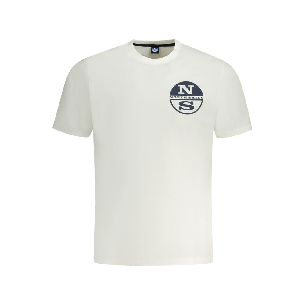 North Sails White Cotton Crew Neck T-Shirt