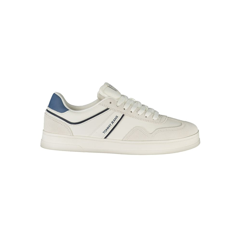 Tommy Hilfiger White Leather Sneaker for Effortless Style