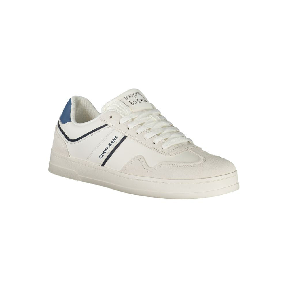 Tommy Hilfiger White Leather Sneaker for Effortless Style