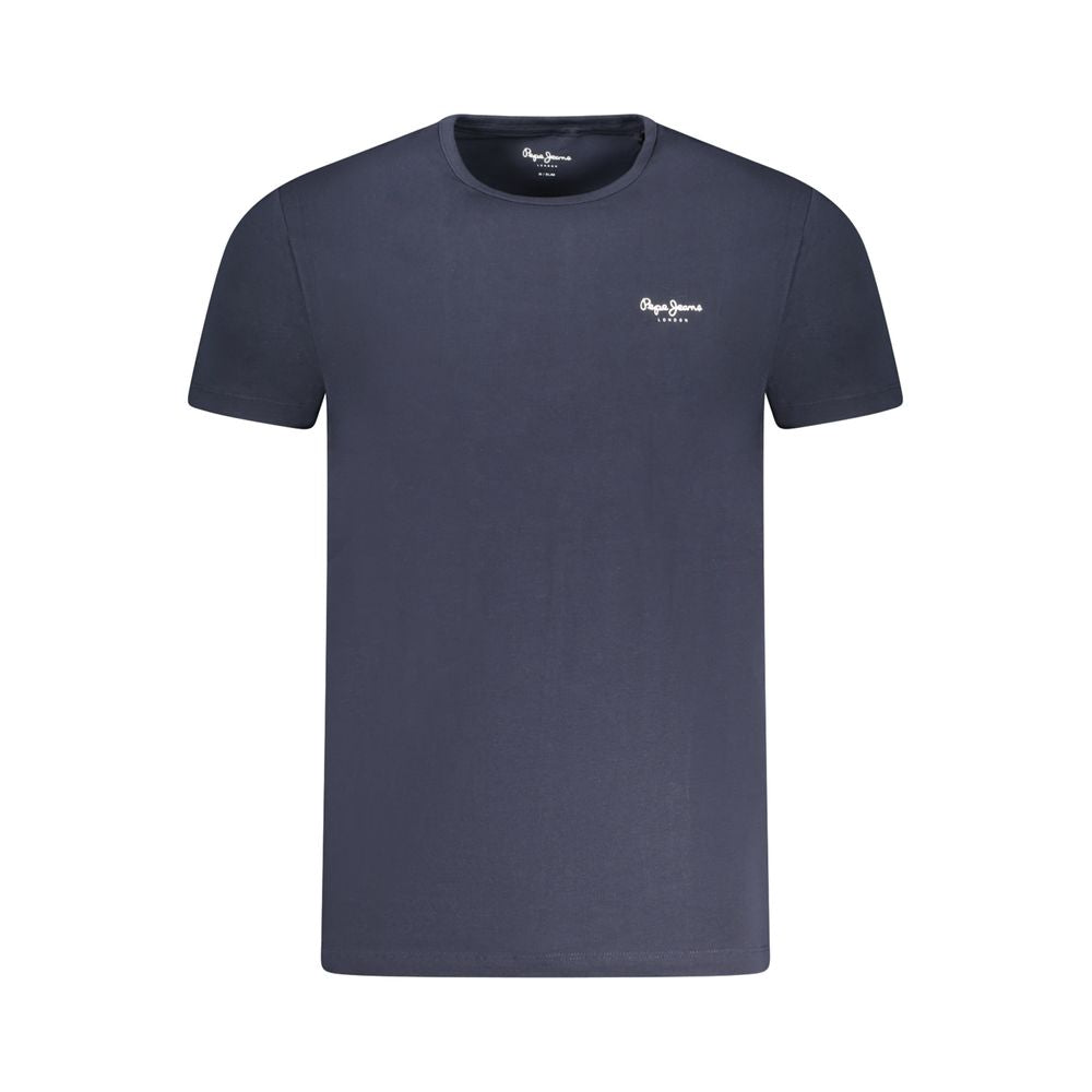 Pepe Jeans Blue Cotton T-Shirt for Effortless Style