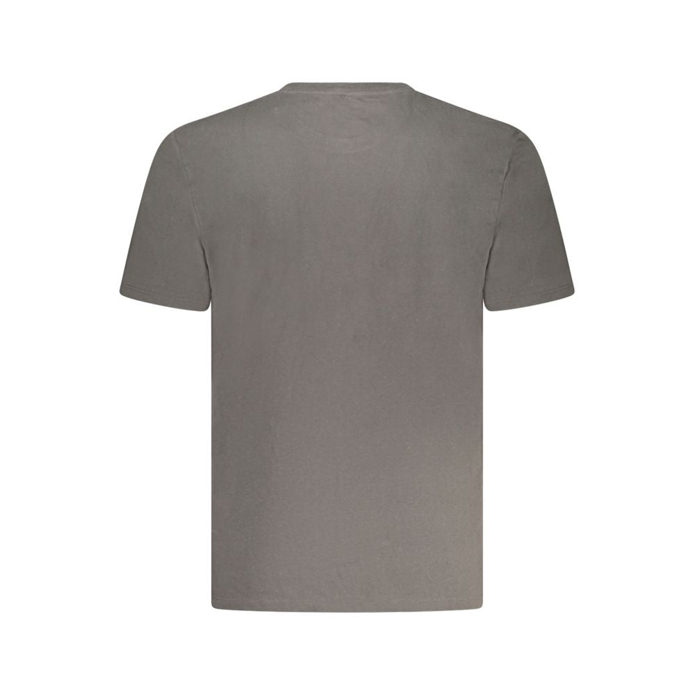 Wrangler Black Cotton T-Shirt with Subtle Logo Detail