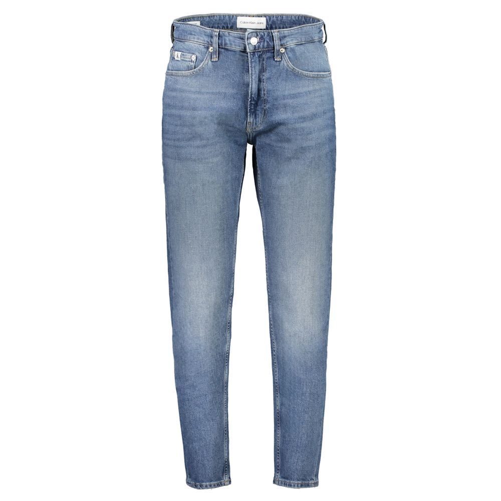 Calvin Klein Blue Cotton Jeans & Pant with Timeless Elegance
