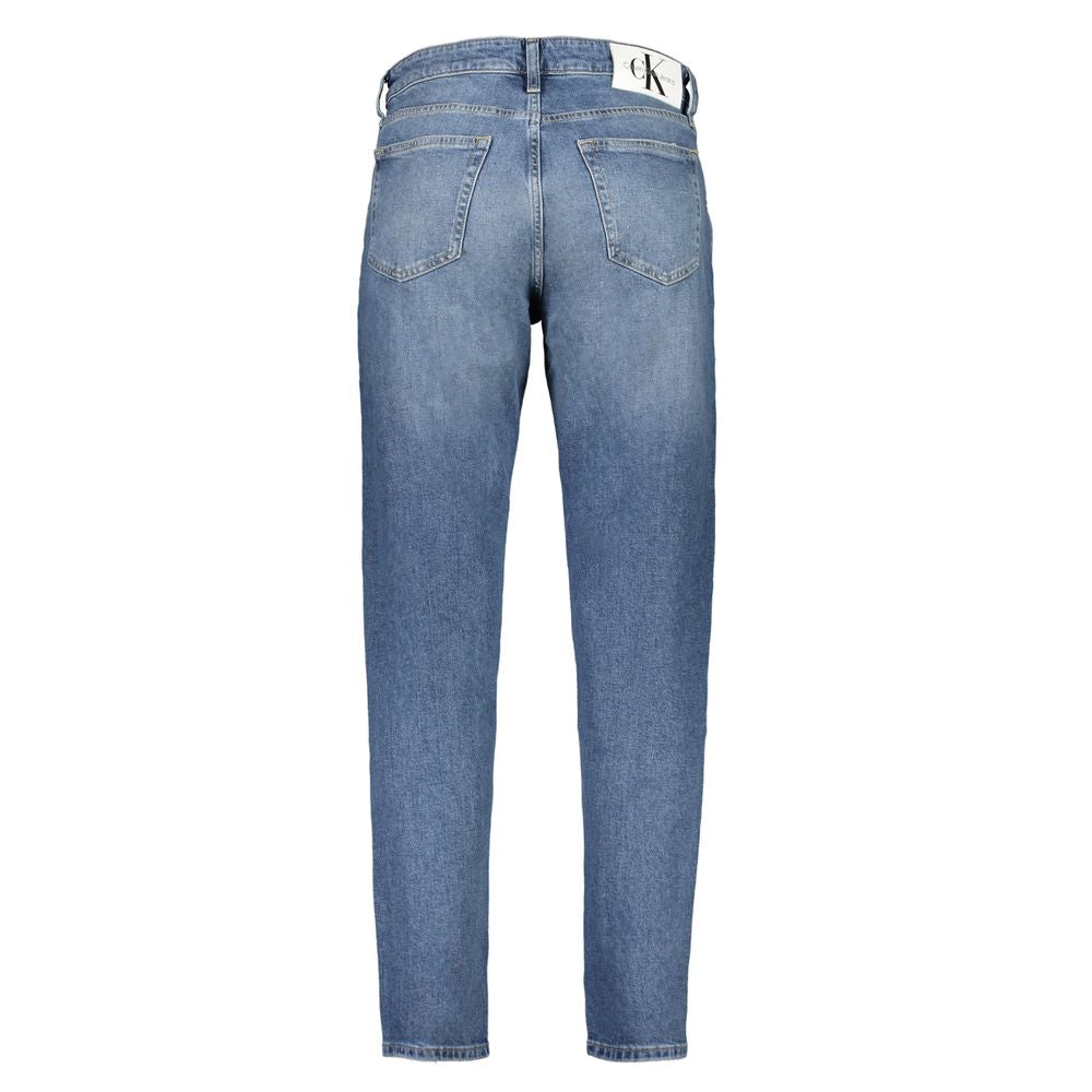 Calvin Klein Blue Cotton Jeans & Pant with Timeless Elegance