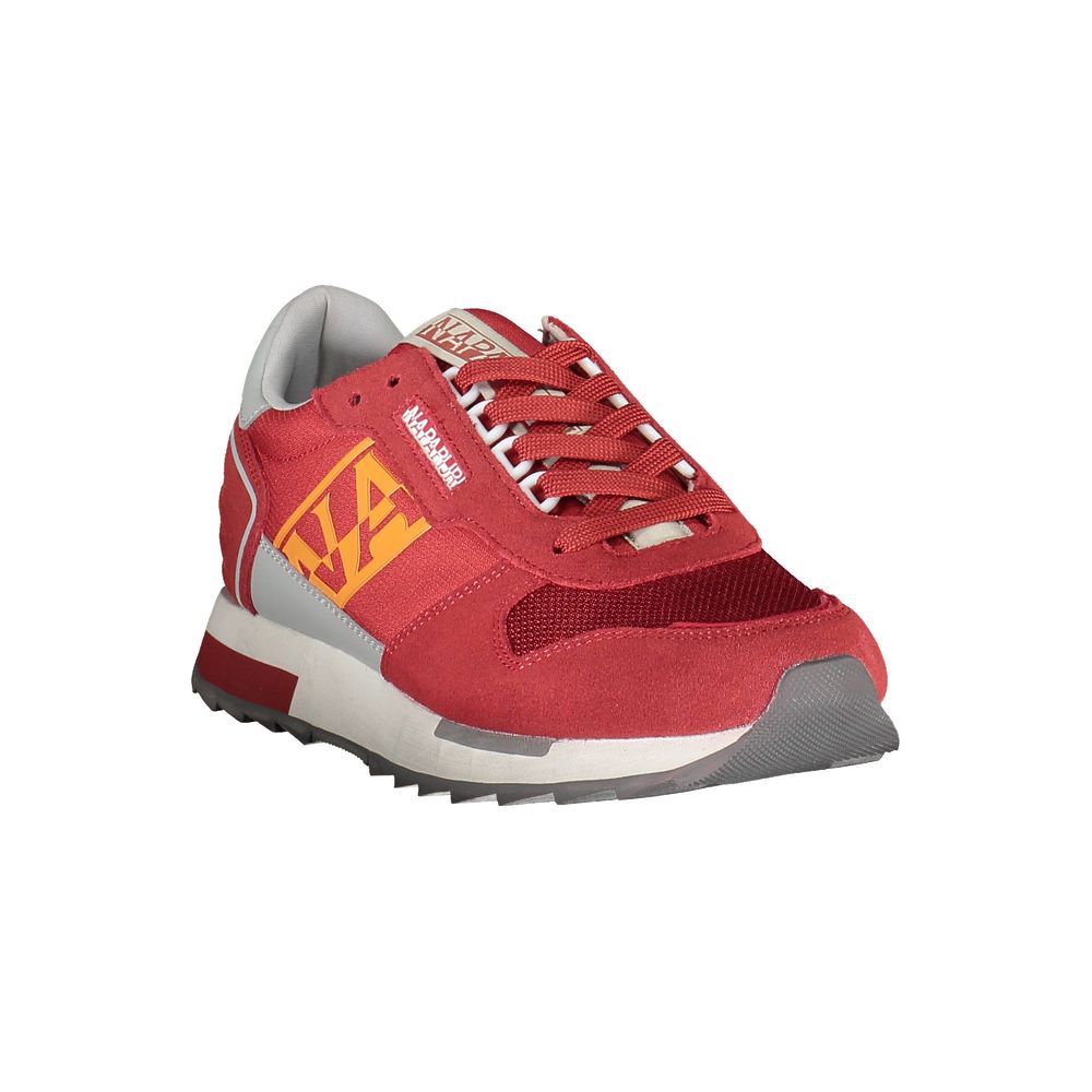 Napapijri Red Leather Sneaker