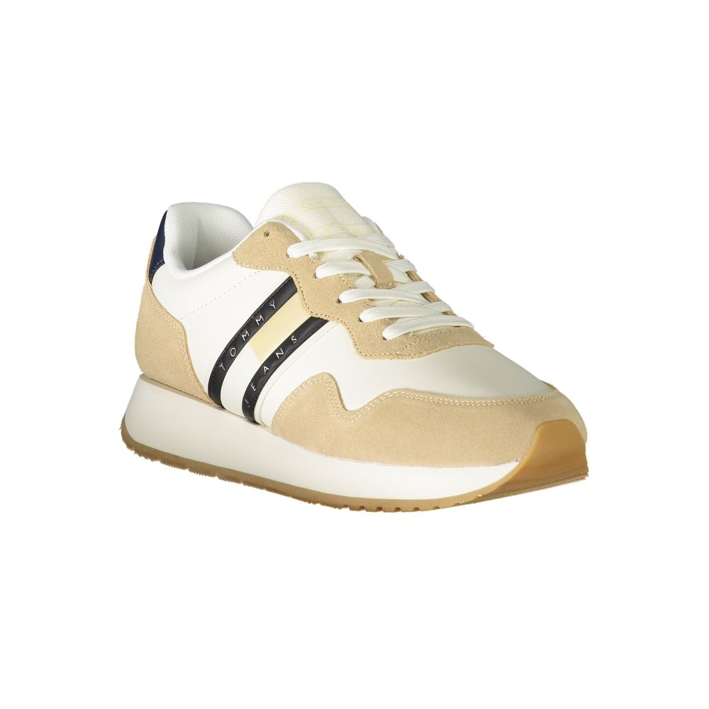 Tommy Hilfiger Beige Leather Sneaker