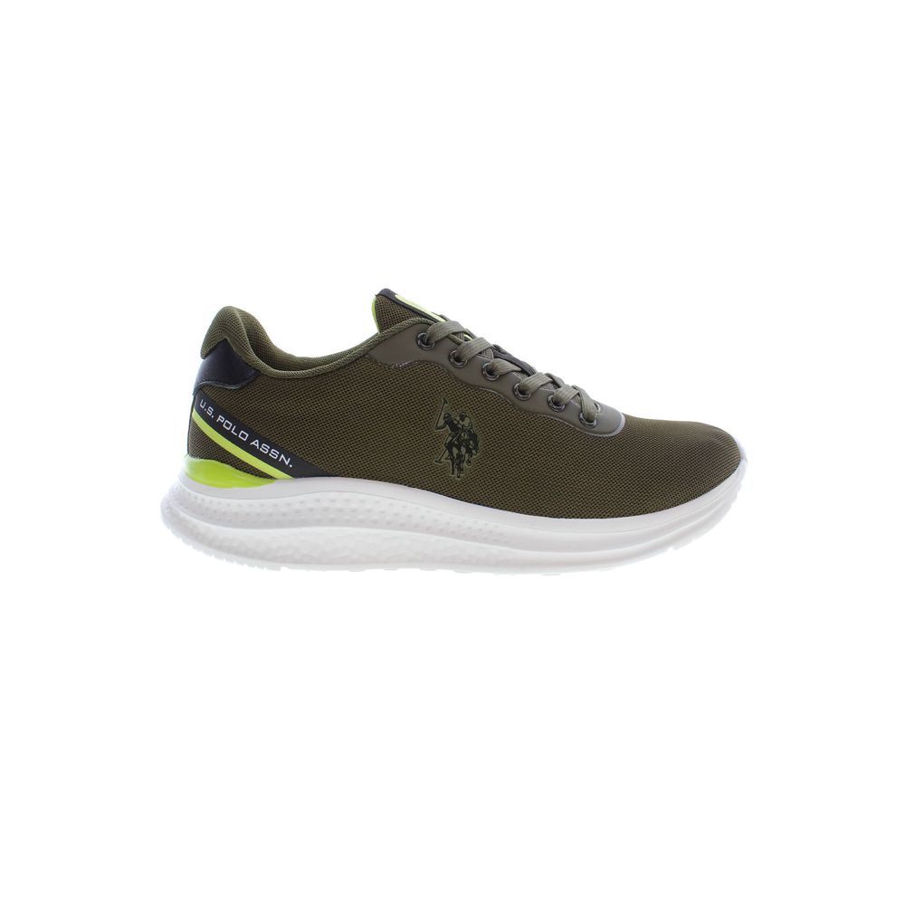 U.S. POLO ASSN. Green Fabric Sneaker