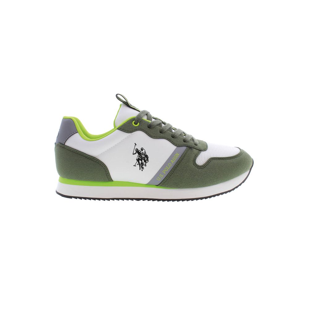 U.S. POLO ASSN. Green Fabric Sneaker