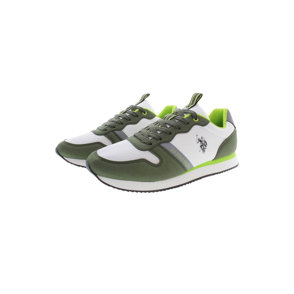 U.S. POLO ASSN. Green Fabric Sneaker