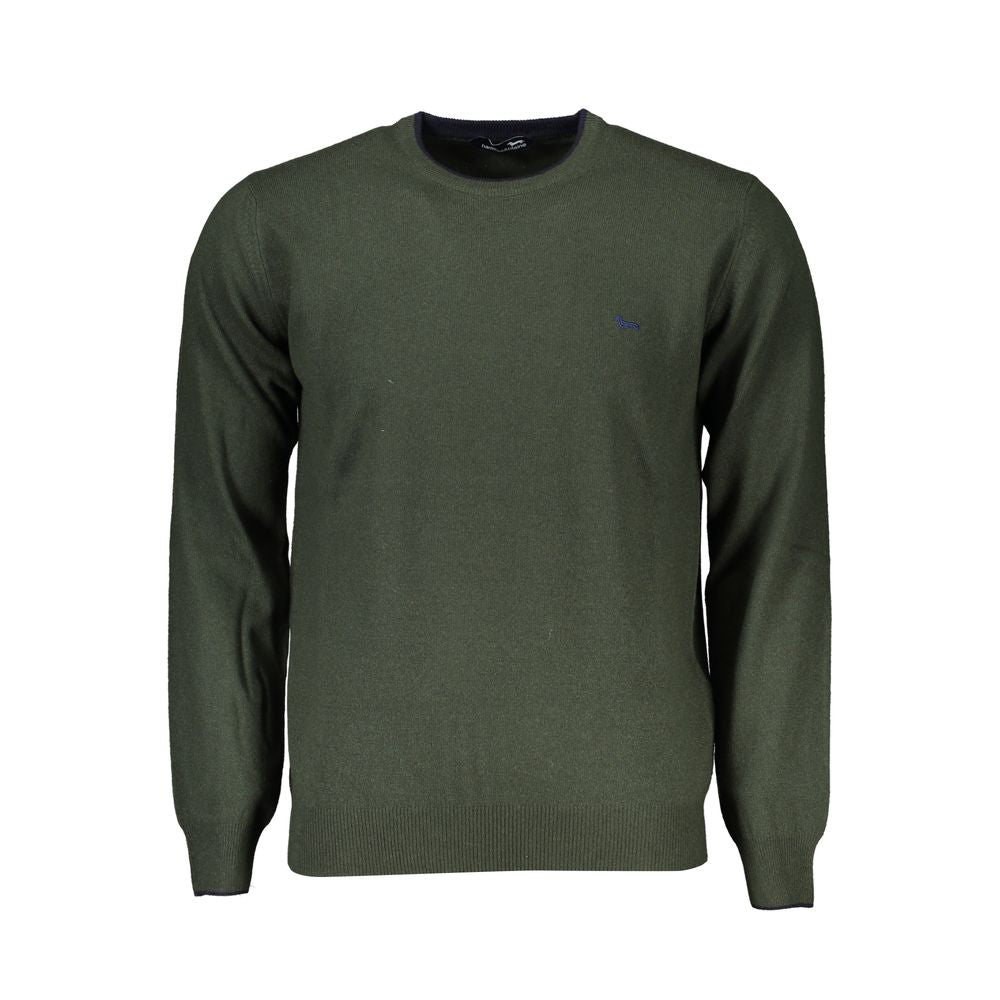 Harmont & Blaine Chic Green Cashmere Crew Neck Sweater