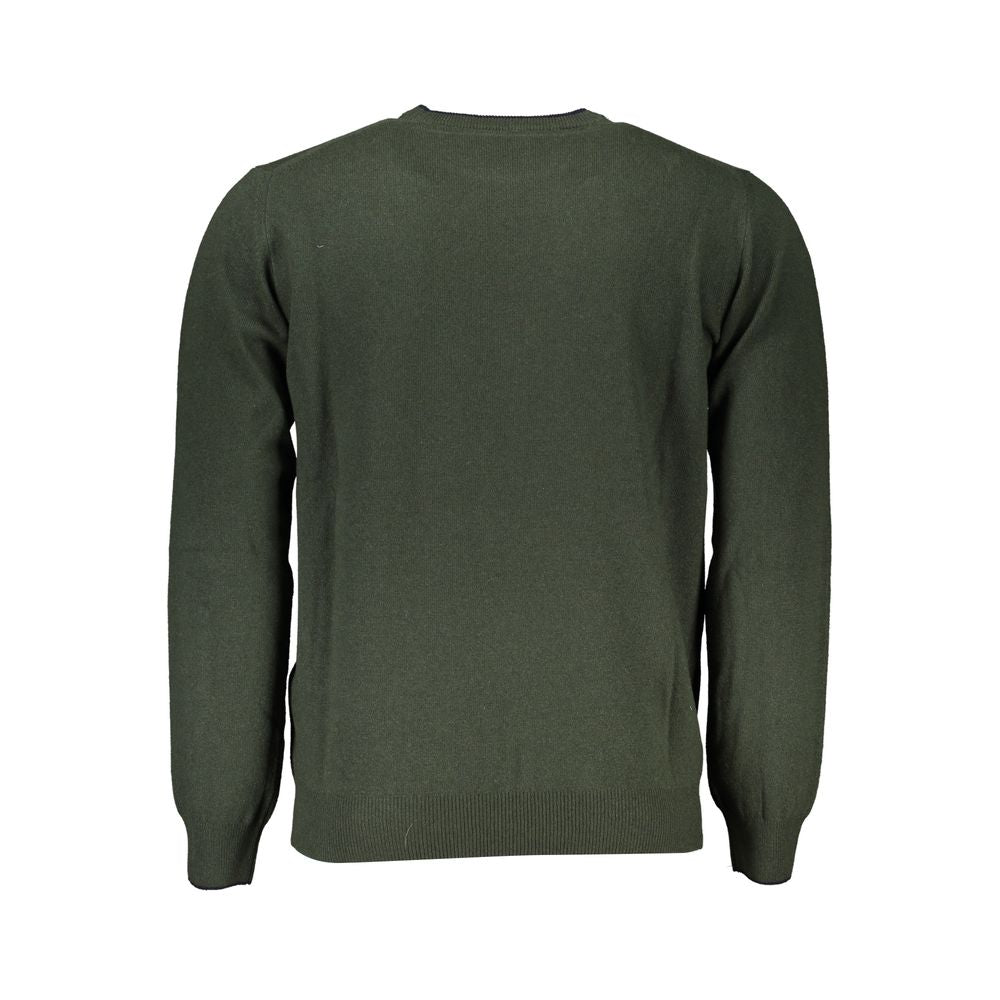 Harmont & Blaine Chic Green Cashmere Crew Neck Sweater