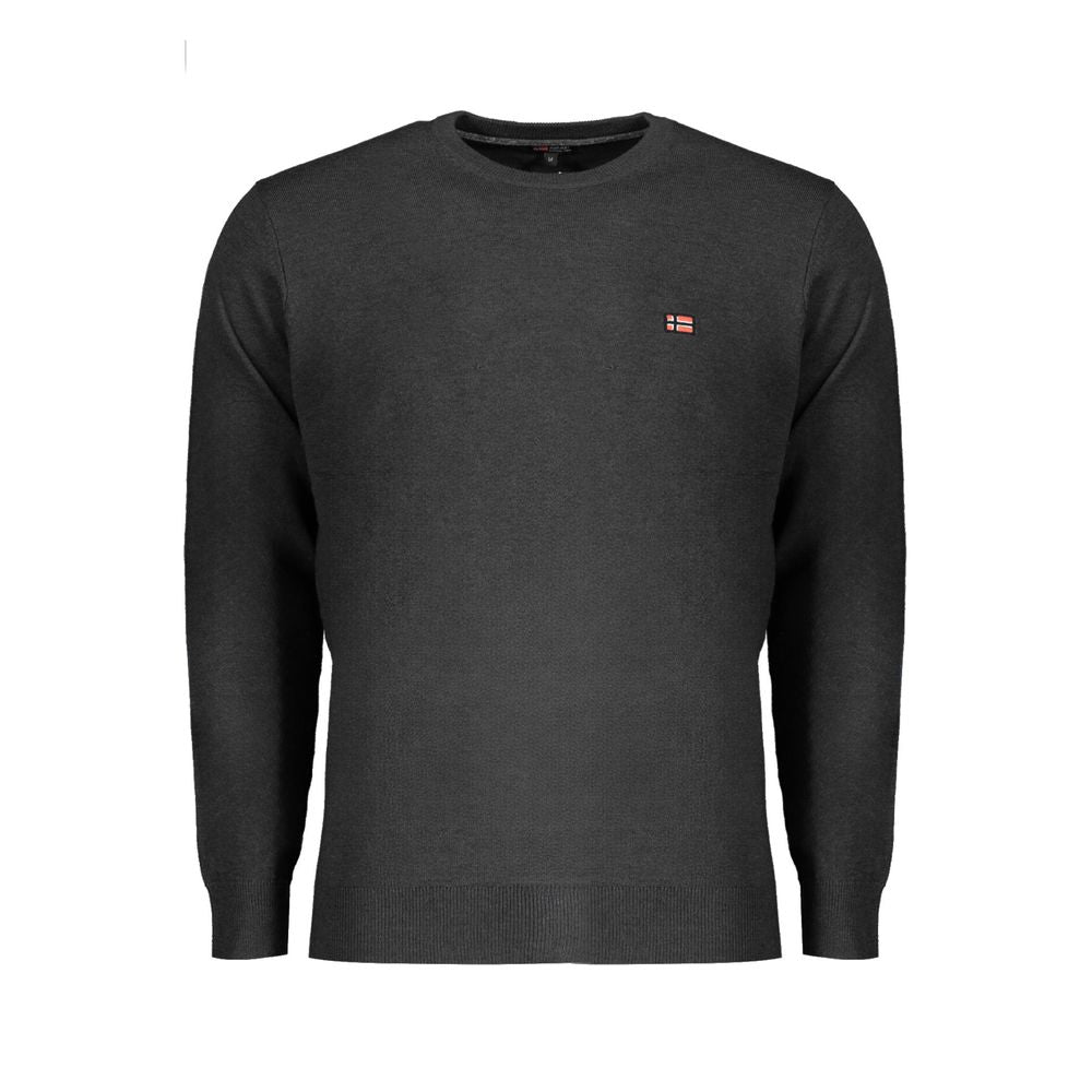 Norway 1963 Black Wool Sweater