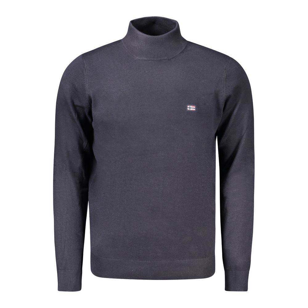 Norway 1963 Blue High-Neck Sweater