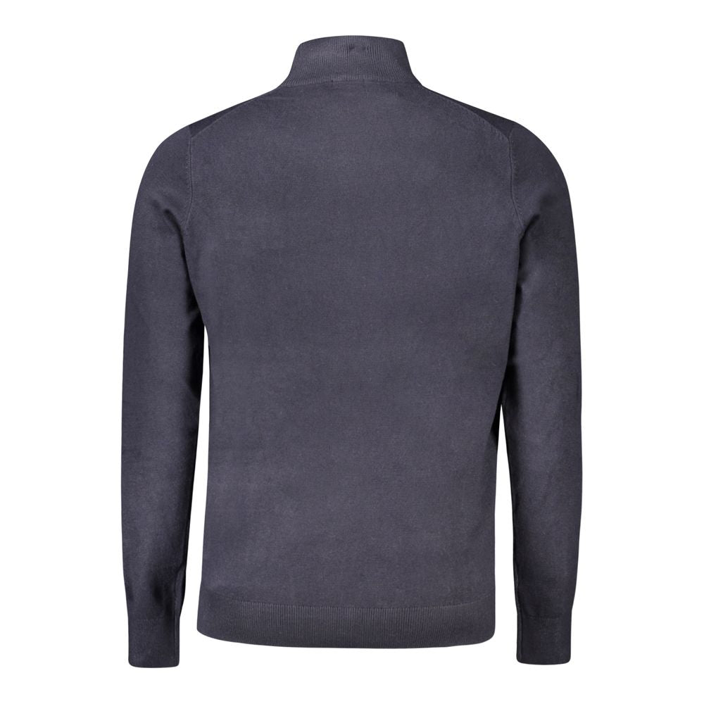 Norway 1963 Blue High-Neck Sweater