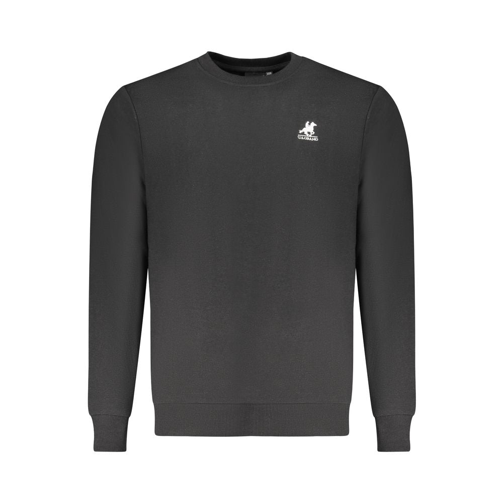 U.S. Grand Polo Black Cotton Sweater