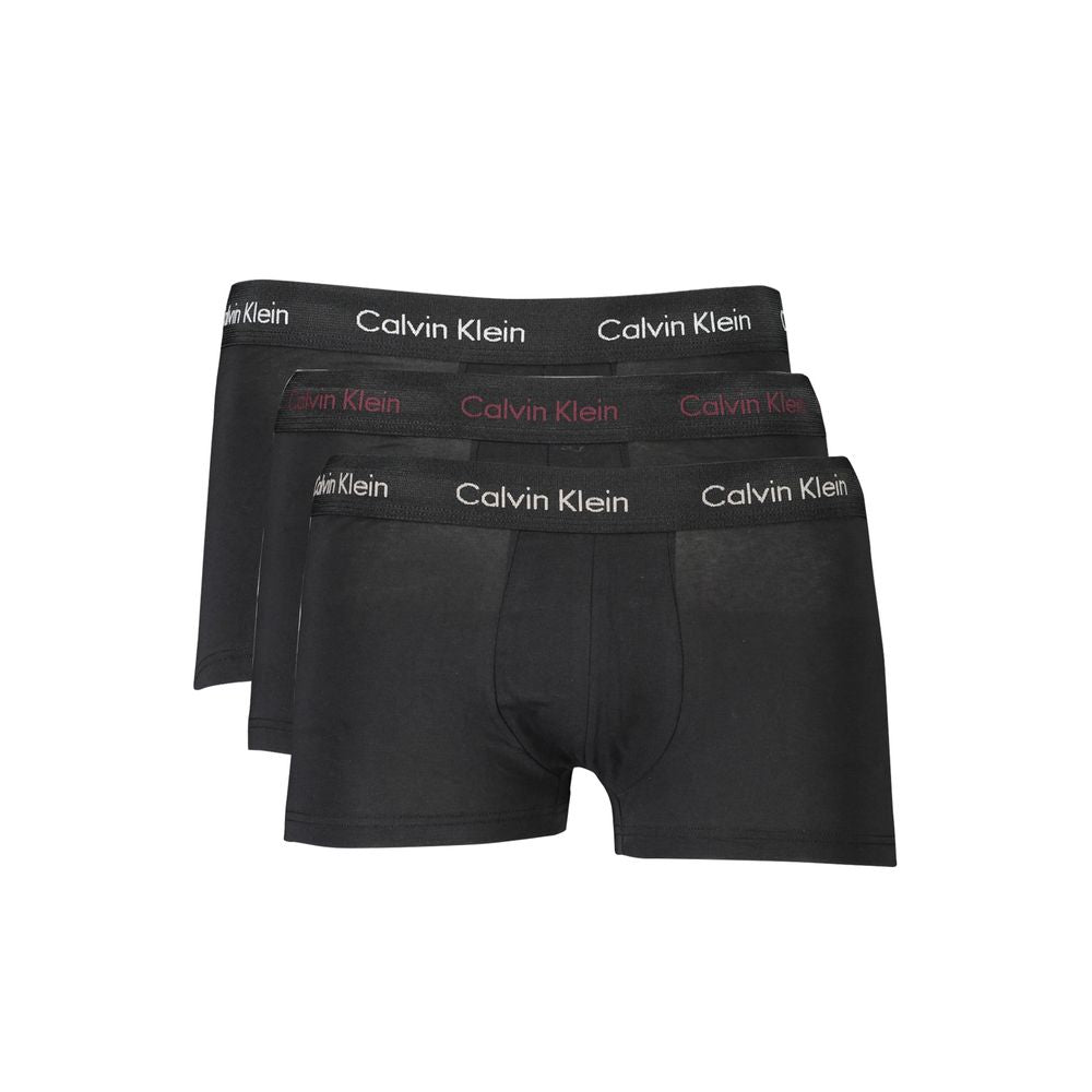 Calvin Klein Black Stretch Cotton Boxer Briefs Set
