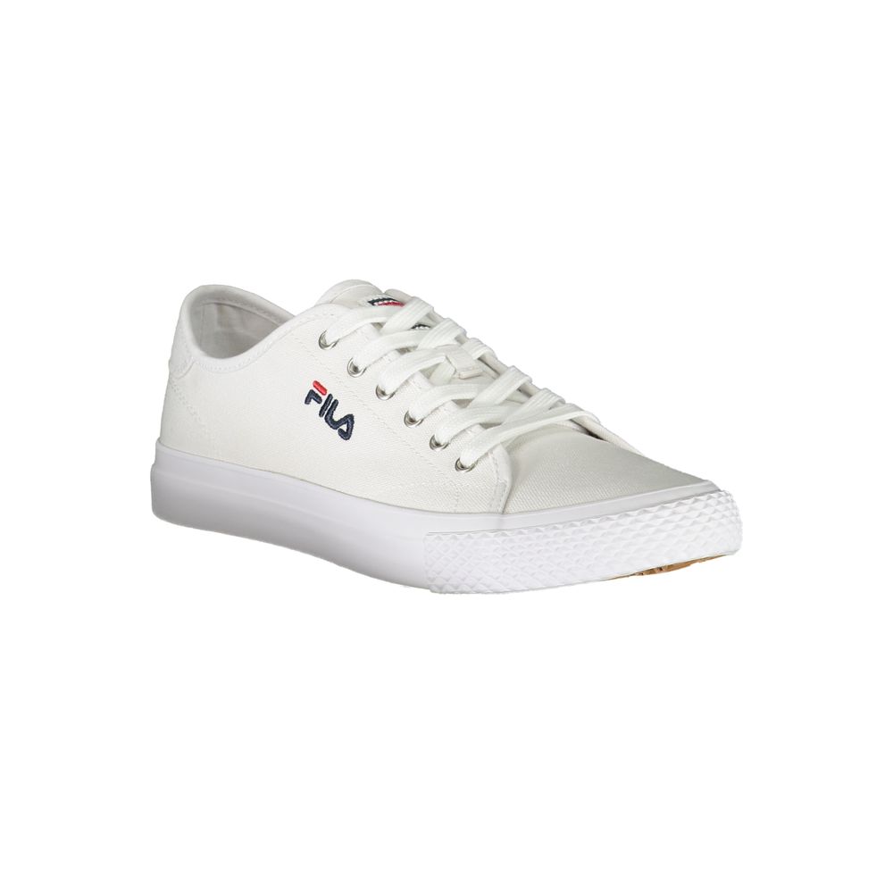 Fila White Leather Lace-up Sports Sneakers