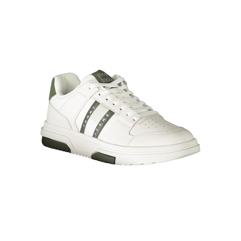 Tommy Hilfiger White Polyethylene Sneaker