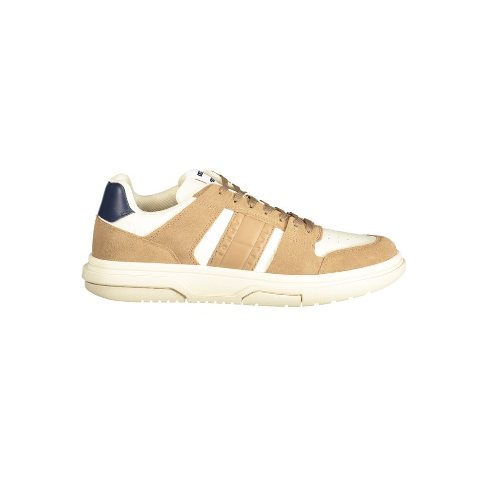 Tommy Hilfiger Beige Leather Sneaker