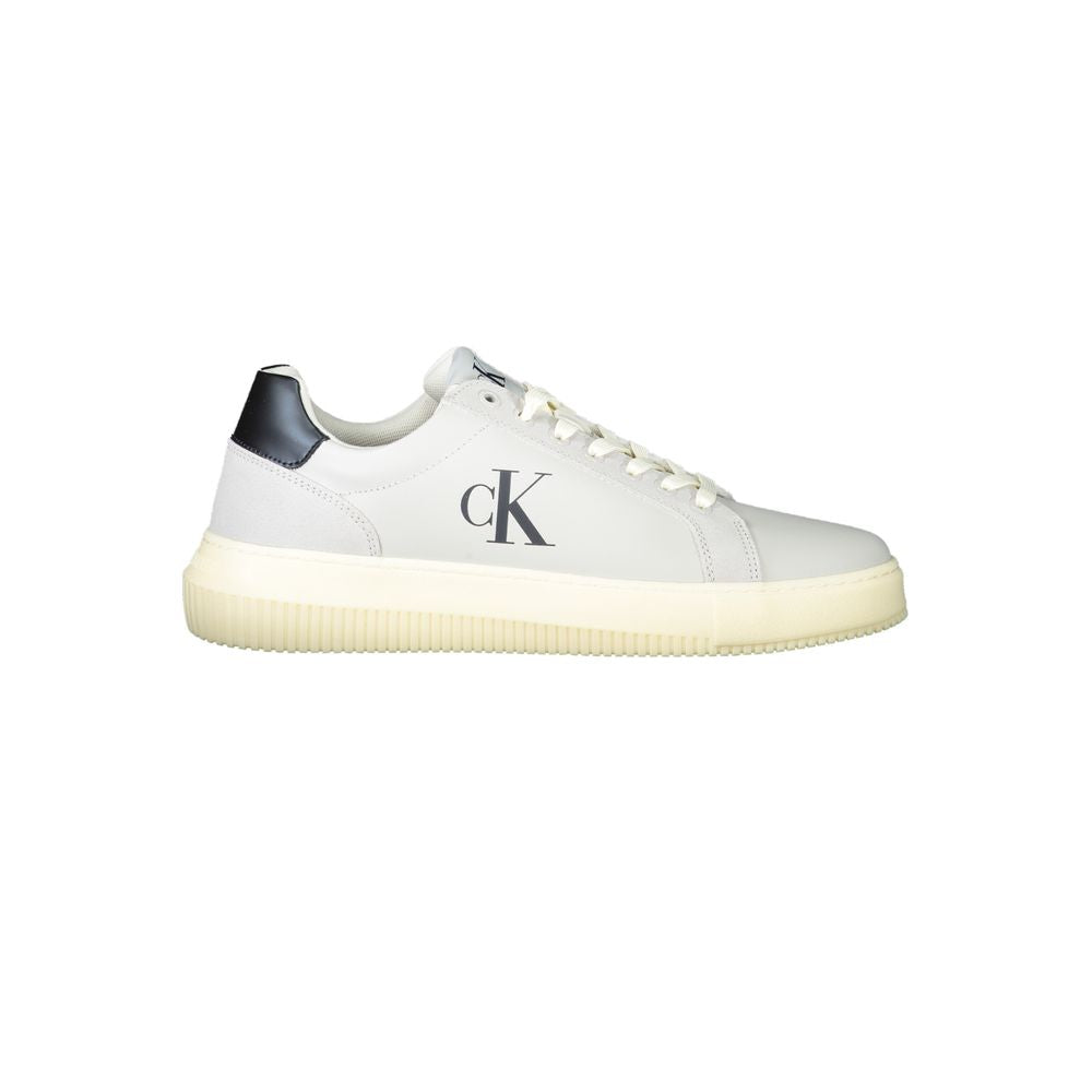 Calvin Klein Gray Thermoplastic Rubber Sneaker