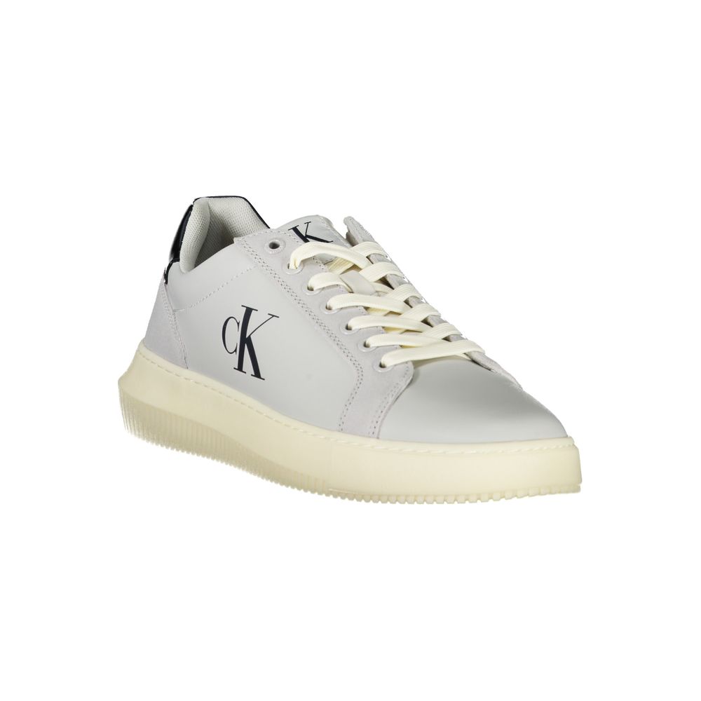 Calvin Klein Gray Thermoplastic Rubber Sneaker