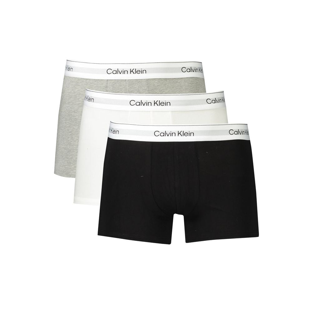 Calvin Klein Gray Cotton Boxer Briefs