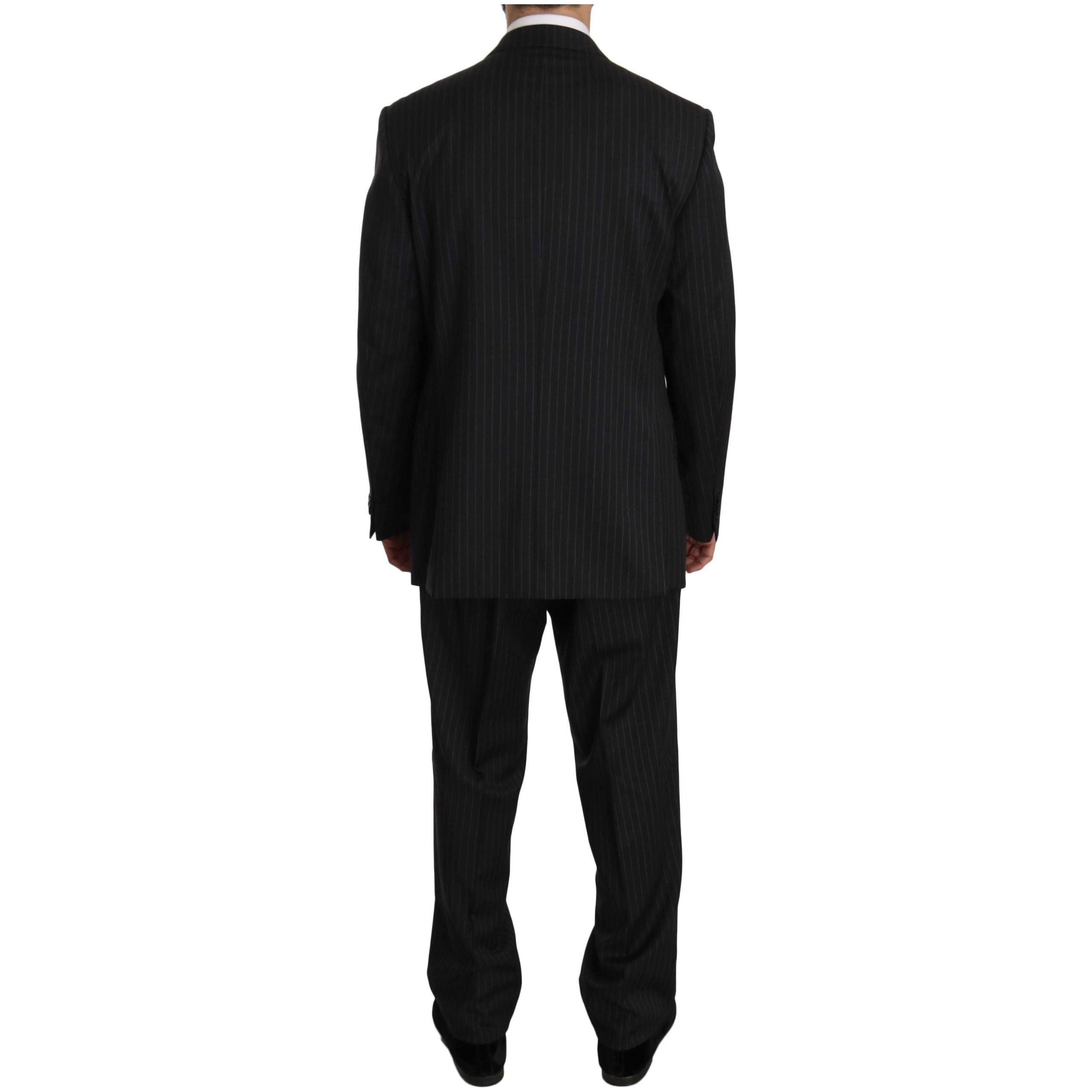 Z ZEGNA Black Wool Suit for Timeless Style