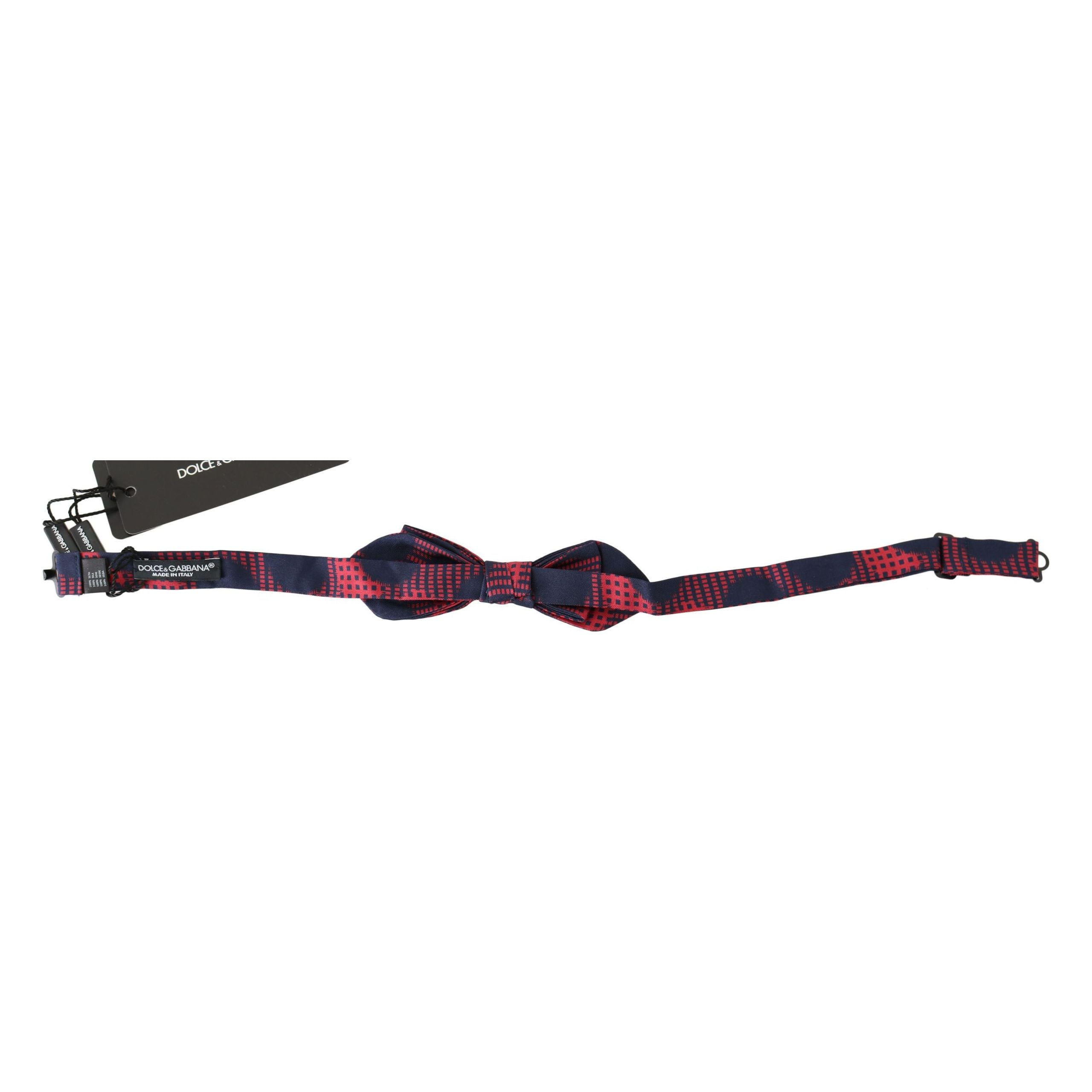Dolce & Gabbana Red Silk Bow Tie Luxe