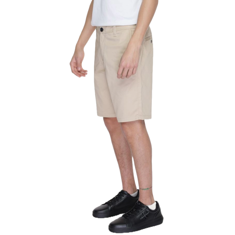 Armani Exchange Beige Cotton Shorts for Elevated Style
