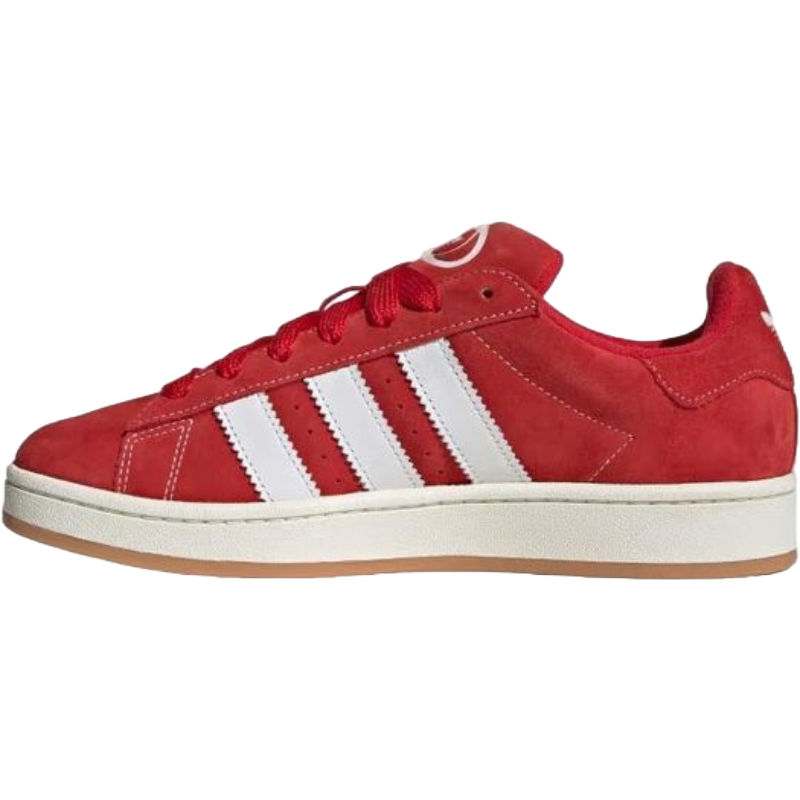 Adidas Red Suede Campus Sneakers - Bold Elegance in Footwear