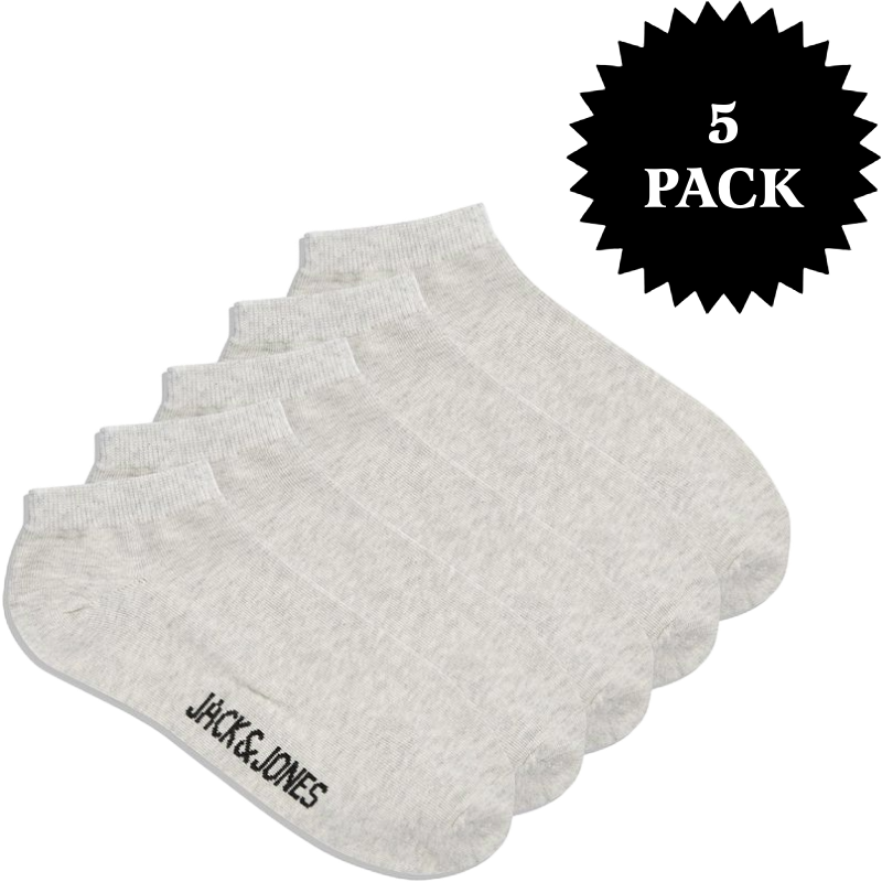 Jack & Jones Gray Cotton Sock - Elevate Everyday Elegance