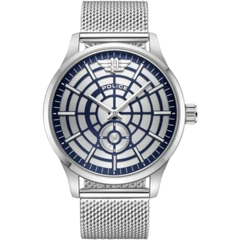 Police Gray Stainless Steel Watch with Sleek Design