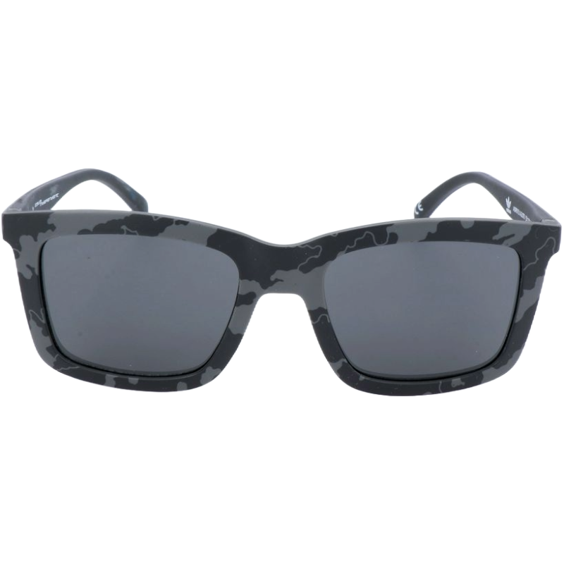 Adidas Brown Acetate Sunglasses with Striking Red Lenses