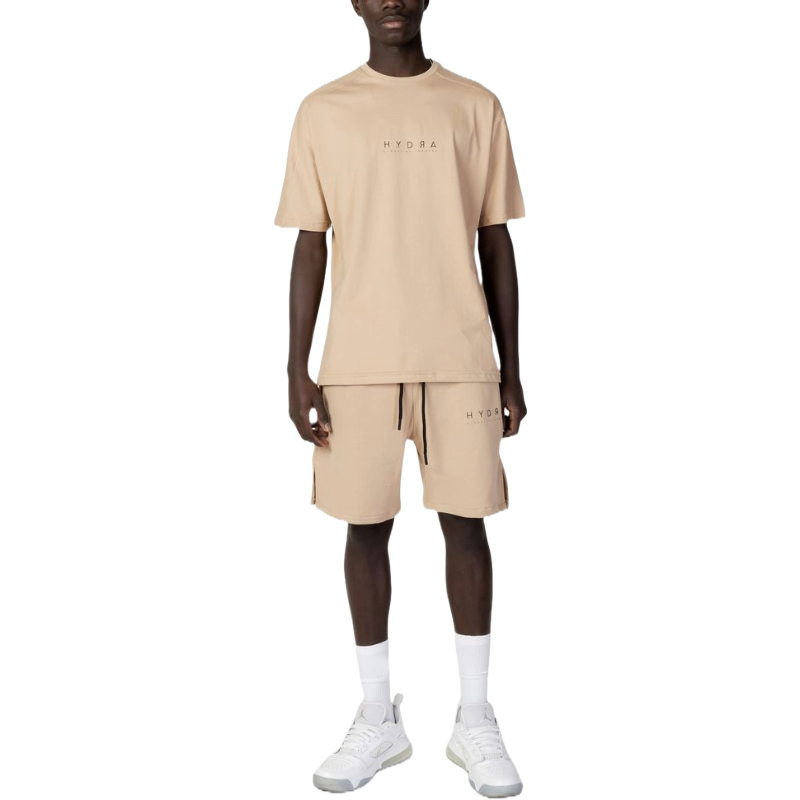 Hydra Clothing Beige Cotton Sweatsuit for Effortless Elegance