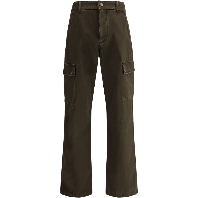 Burberry Brown Cotton Cargo Pants for Elegant Everyday Style