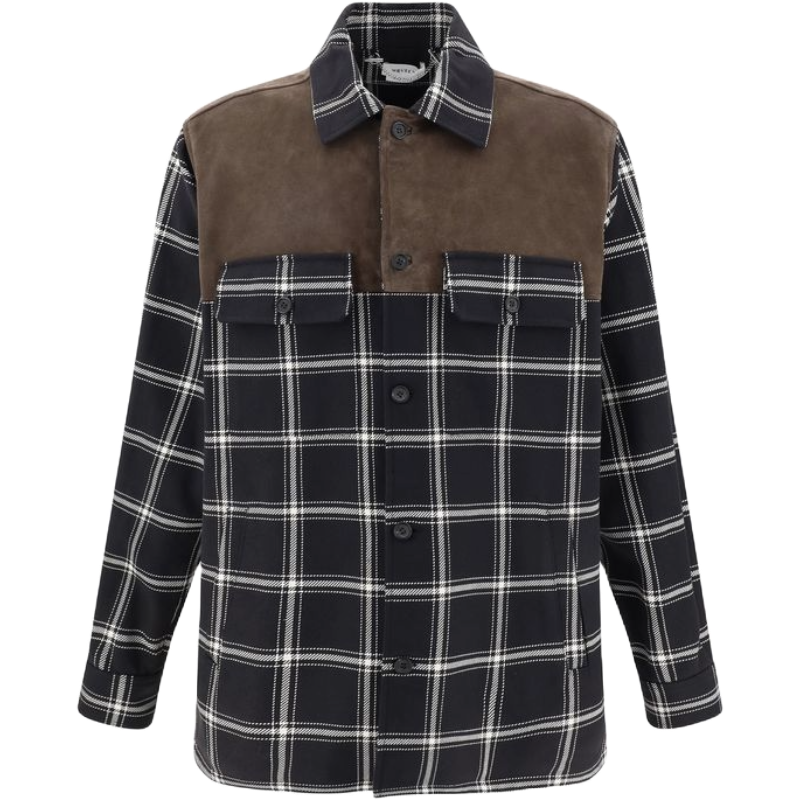 Alexander McQueen Grey Cotton Plaid Shirt for Timeless Sophistication