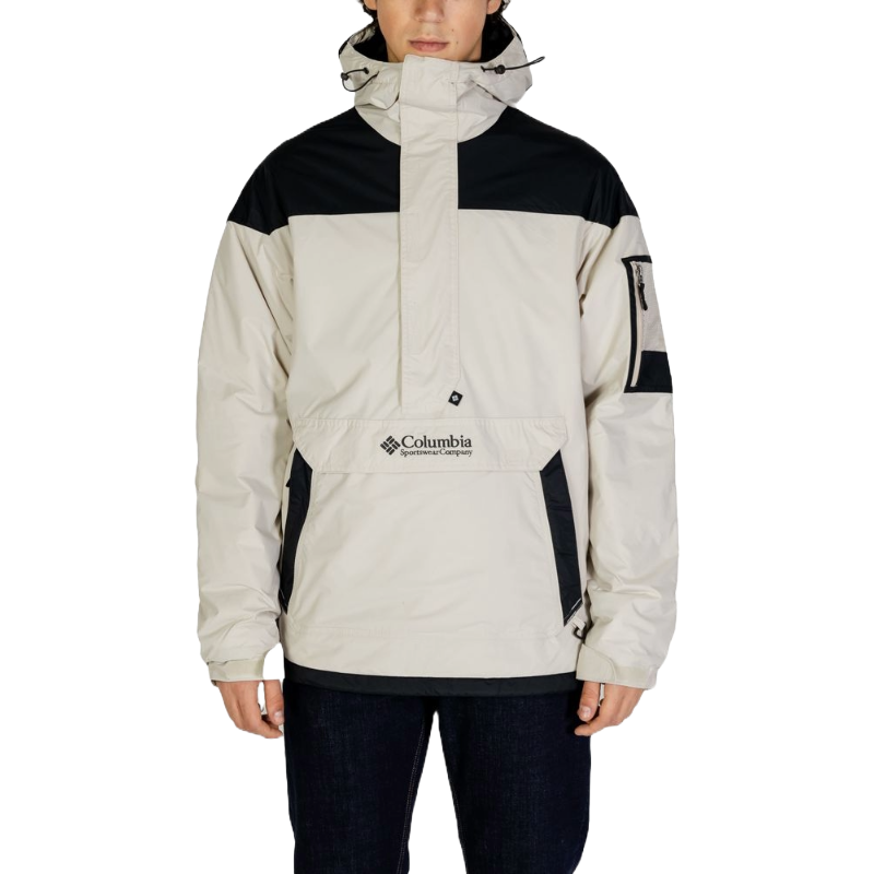 Columbia Gray Nylon Jacket: Elevated Outerwear for Sophisticated Style