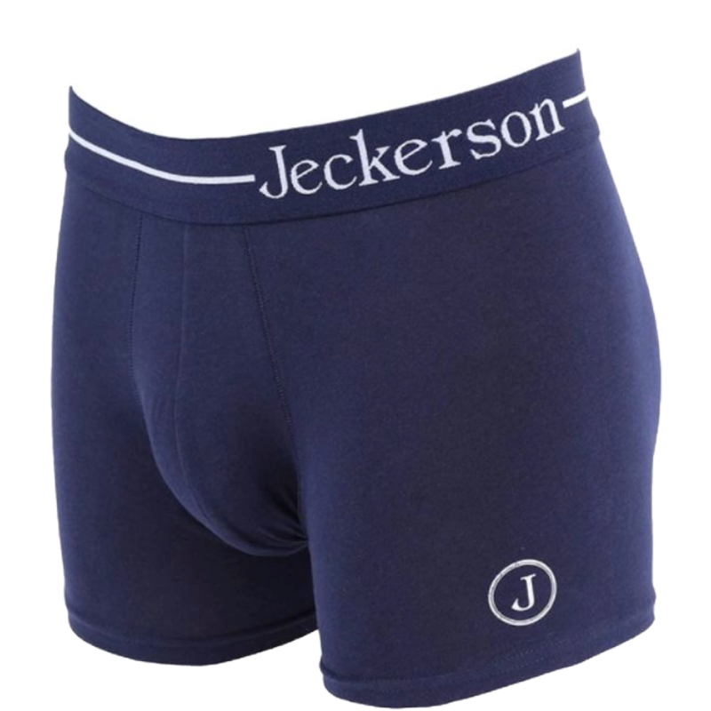 Jeckerson Blue Cotton Boxer for Elevated Comfort