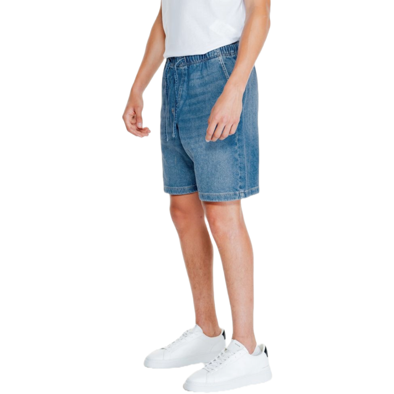 Jack & Jones Light Blue Cotton Denim Short - Effortless Summer Elegance