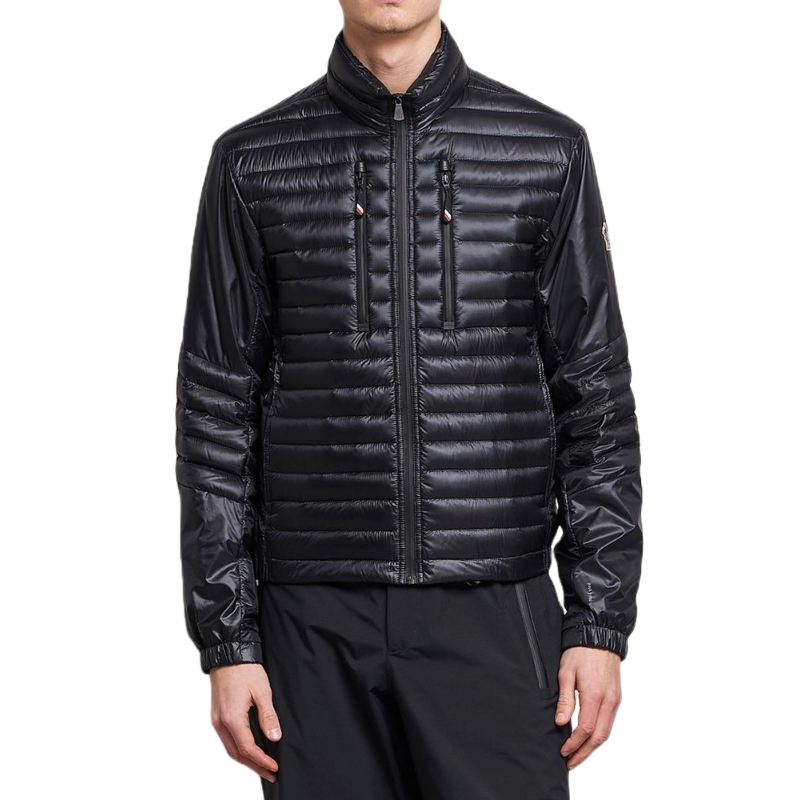 Moncler Black Down Jacket - Elegant Winter Essential Outerwear