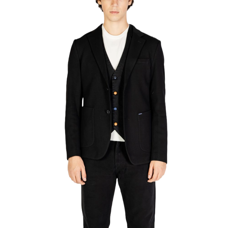 Paul Smith Black Cotton Blazer for Effortless Elegance