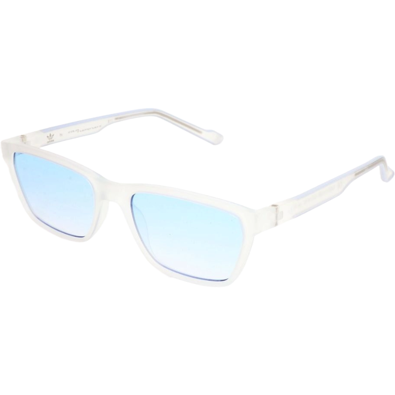 Adidas Transparent Acetate Sunglasses With Red Lenses