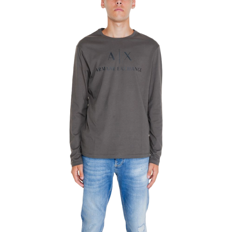 Armani Exchange Refined Green Cotton Shirt