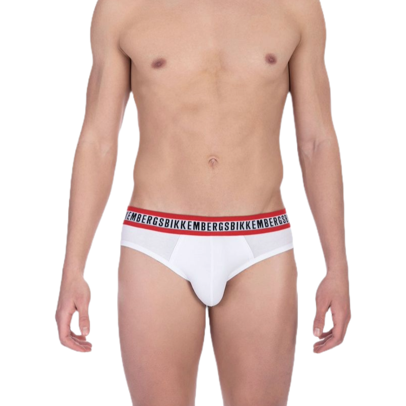 Bikkembergs White Cotton Brief for Elevated Essentials