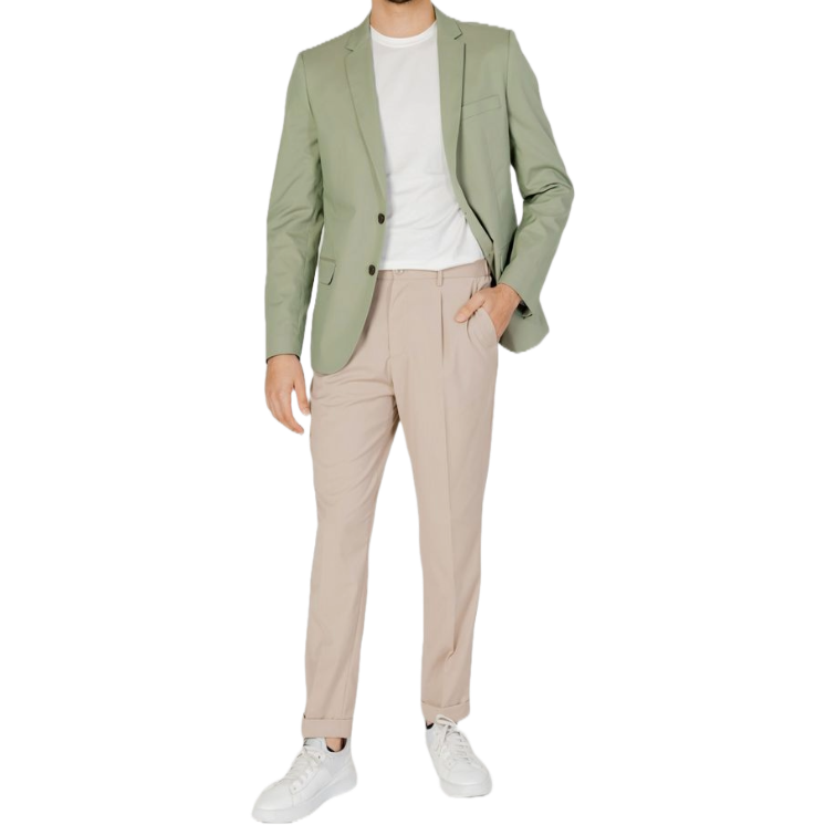 Antony Morato Beige Cotton Trousers for Elevated Sophistication