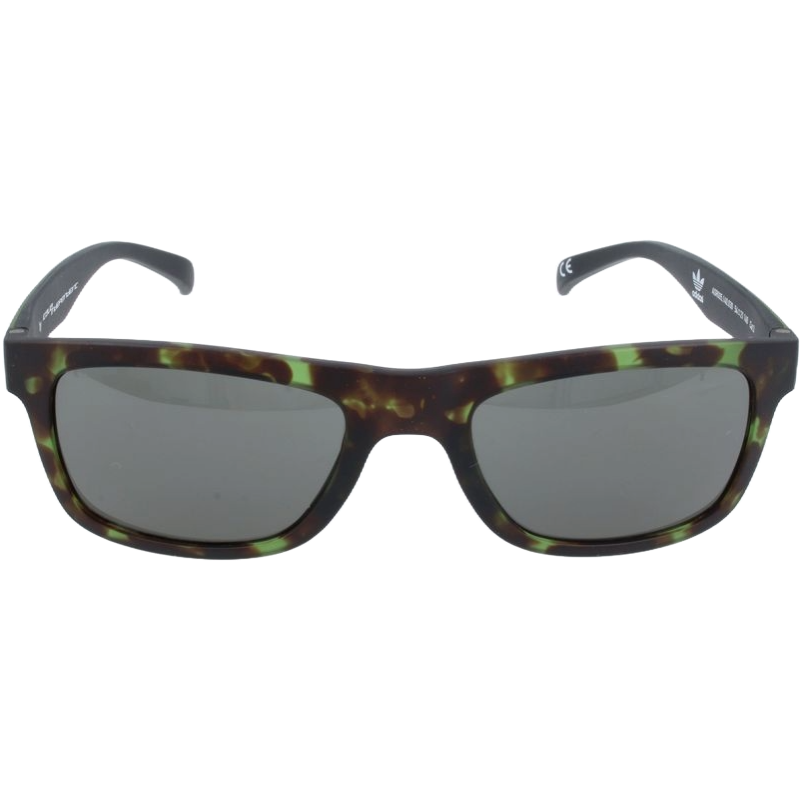 Adidas Brown Acetate Sunglasses with Green Lenses