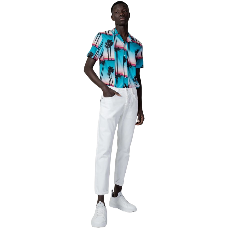 Antony Morato White Cotton Jeans for Distinctive Style