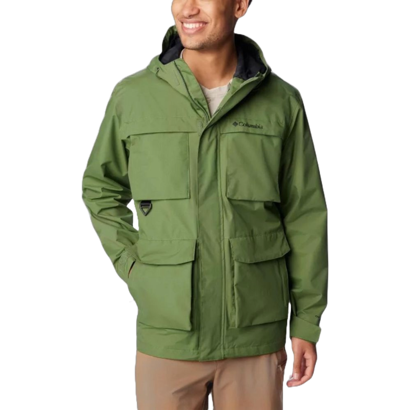Columbia Green Cotton Jacket for Effortless Sophistication and Style