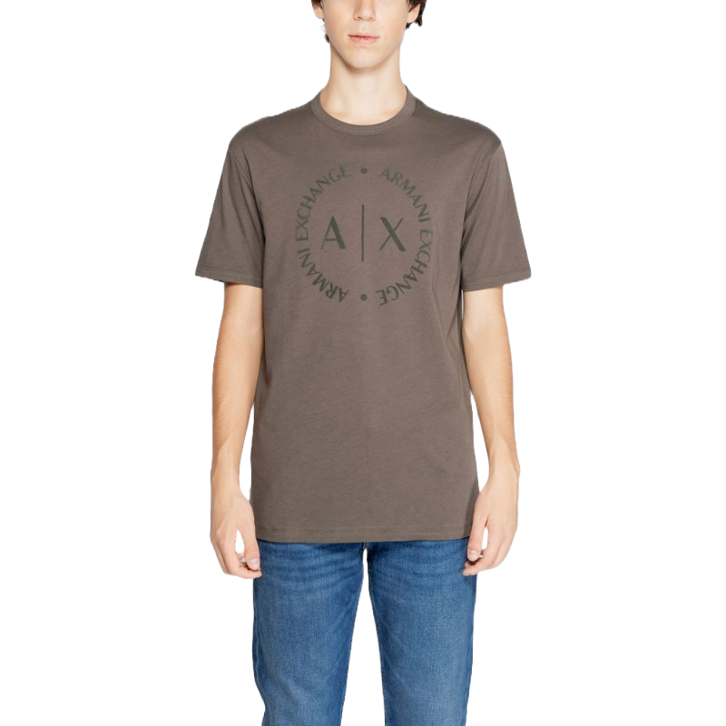 Armani Exchange White Cotton T-Shirt for Effortless Elegance
