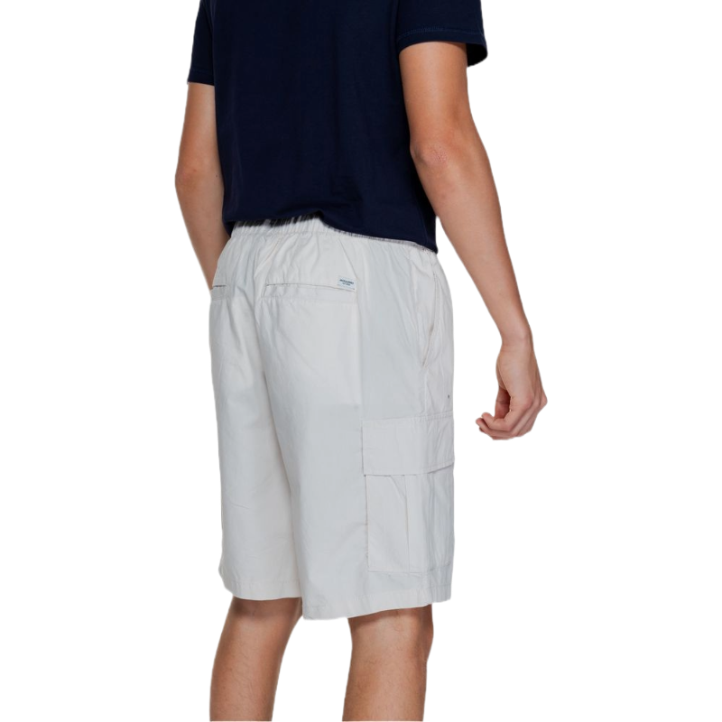 Jack & Jones White Cotton Shorts for Effortless Elegance