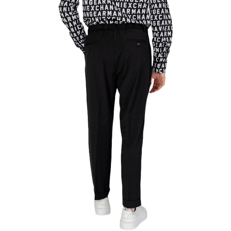 Antony Morato Black Wool Trousers for Timeless Sophistication